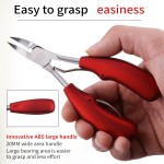 Professional Stainless Steel Pedicure Ingrown Toenail Scissors Set Thick Nail Removal Tool with Gift Box Easy Use