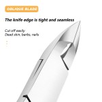 4 in 1 Stainless Steel Nail Art Set False Nail Clipper Cuticle Tip Clipper Trimmer Clipper Set for Salon and Home Manicure