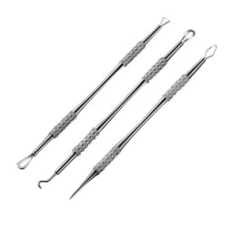 Acne Blackhead Pimple Black Spot Pimple Spot Remover Skin Care Women Beauty Acne Treatment Pore Cleansing Needle Hook