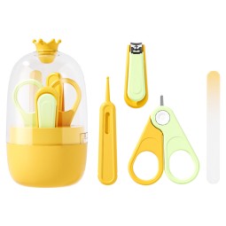 Portable Baby Nail Clipper Manicure Kit Stainless Steel Safety Nail Clipper Scissors Beauty Kit for Daily Health Clean Care