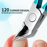 Professional Nail Clipper Cuticle Remover Scissors Cuticle Nail Pusher Scraper Dead Skin Clipper Manicure Pedicure Tool