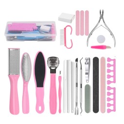 Hot Sale 8/23PCS Manicure Pedicure Set Stainless Steel Pedicure Set Nail File Beauty Set Beauty Salon Nail Clipper Tool