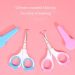 New Series Baby Children Nail Clipper Newborn Baby Safety Blue Pink Manicure Nail Scissors Children Convenient