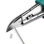 Steel Ingrown Toenail Nail Clipper Podiatry Correction Cutter Cuticle Nipper for Hand Foot Care Cutting Ingrown Nail Pedicure