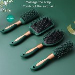 Bestseller Hair Brush Straightening Comb Green Four-Piece Hair Comb Cushion Brush
