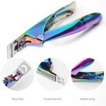 Nail Art Professional U-Shape Tip Clipper Artificial Acrylic False Nail Tip Trimmer Salon Quality Manicure Pedicure Set