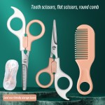 3pcs/set Children Baby Hair Cutting Scissors Set Bangs Tooth Thinning Scissors Comb Beauty Tool Hair Scissors Haircut Tool