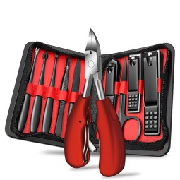 Stainless Steel Manicure Set Nail Clipper Pedicure Knife Ingrown Toenail Cutter Care Kit - Finger Beveled Slat