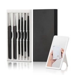 Pimple Popper Tool Kit 6PCS Blackhead Remover Acne Extractor Tool Kit with Box for Quick Easy Pimple Blackhead Removal