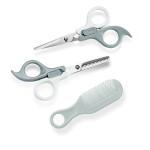 3 in 1 Children Baby Hair Cutting Scissors Set Bangs Tooth Thinning Scissors Comb Beauty Tool Hair Scissors Home Haircut Tool