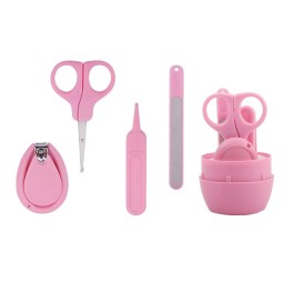 Newborn Baby Nail Scissors Infant Nail Care Tool Children Safety Portable Nail Clipper Trimmer Tweezers with Box Baby Manicure Set