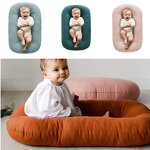 Foldable Crib Soft Cotton Newborn Sleep Sack Pillow Nest Newborn Lounger