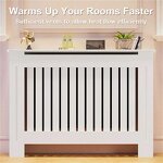 Rustic Style Cabinet Household Yarn Covered Wooden Vertical Household Radiator Cover