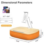 Wooden Lap Tray Portable Laptop Bed Tray Sofa Multifunctional Lap Tray Reading Bookstand