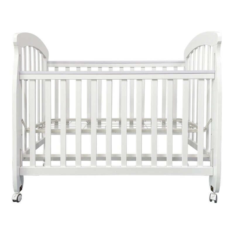 Kindergarten Most Luxurious Children's Bed Printed Original Wood Furniture Crib