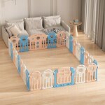 Playground Safety Foldable Play Care Fence Plastic Foldable Fence Swing Baby Toy Playpen