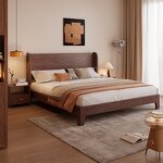 Modern Children's Wood Full Double Bed Storage Children's Frame Bed Boys Children's Bed