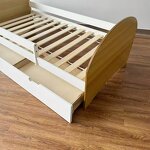 Stock Cama Montessori Single Toddler Sleep Wooden Children's Bed with Drawer Storage
