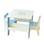 Ergonomic Modern Eco-Friendly Children's Activity Table Wooden Furniture Play Activity Children's Table and Chair Set