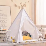 Indoor Montessori Wooden Children's Playhouse Tent