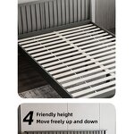 Single Bed Children's Bed Extra Strong 150X200 Modern Bed Frame King Teenager Bed Wood Bed