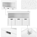 Stock Girls Furniture Small Room Play Wooden Toy Storage Toy Children's Cabinet