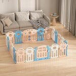 Playground Safety Foldable Play Care Fence Plastic Foldable Fence Swing Baby Toy Playpen