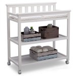 Durable Bedroom Furniture Preschooler Diaper Wooden Baby Changing Table with Storage Cabinet
