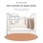 Kindergarten Most Luxurious Children's Bed Printed Original Wood Furniture Crib