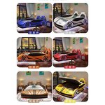 Furniture Light Design Children's Sleep Boys Wooden Children's Lamborghini Bed
