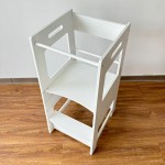 Adjustable Wooden Learning Tower Multi-Purpose Learning Stool Kitchen Helper Children's Learning Tower