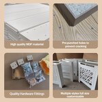 Modern Home Living Room Furniture Stylish Decoration Heating Cabinet MDF Painted Radiator Cover