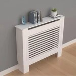 Rustic Style Cabinet Household Yarn Covered Wooden Vertical Household Radiator Cover