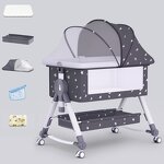 Sleeper Swing Moses Motion Travel 3-in-1 Portable Crib Basket Baby Cradle and Swing