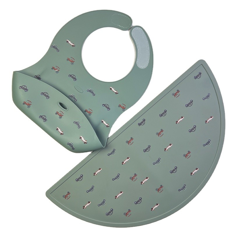 Food-Grade Silicone Baby Accessories Product Animal Bottle Utensils Silicone Baby Feeding Set