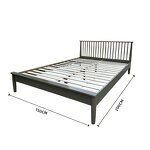 Single Bed Children's Bed Extra Strong 150X200 Modern Bed Frame King Teenager Bed Wood Bed