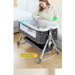 Cheap Foldable Bassinet Metal Plastic Swing Modern Crib Bed Swing Baby Cradle