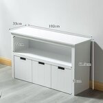 Stock Girls Furniture Small Room Play Wooden Toy Storage Toy Children's Cabinet