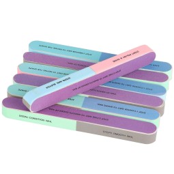 7-Way Nail File Buffer Block Professional Nail File Washable Emery Board