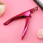 Stainless Steel Artificial Acrylic Fake Nail Tip Cutter Trimmer Manicure Pedicure Sharp Blade Clamp Tool