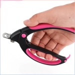 2023 New Professional Acrylic Nail Cutter Trimmer Nail Art Tool Acrylic Nail Cutter with Silicone Handle