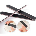 Wooden Stick Sanding Nail File Professional Disposable Emery Board Abrasive Nail File Washable Zebra Gray Wood Core File