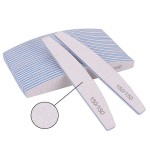 80/100/150/180/240 Grit Wholesale Custom Logo Nail File Dual-Side Washable Emery Board Reusable Nail Buffer