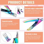 Adjustable Stainless Steel Acrylic Fake Nail Tip Cutter Cutting Edge Trimmer Manicure Tool