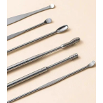 6 Pcs Earwax Removal Kit Earwax Set Professional Earwax Cleaning Tool Set with Case
