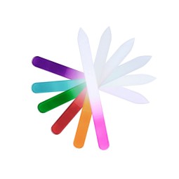 Multi-Color Crystal Glass Nail File Czech Glass Nail File Professional Nail Art Tool