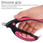 2023 New Professional Acrylic Nail Cutter Trimmer Nail Art Tool Acrylic Nail Cutter with Silicone Handle