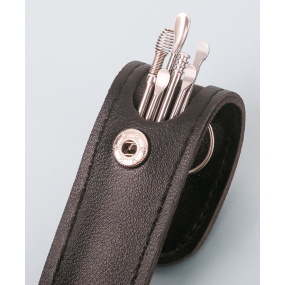 2022 New Fashion 6 Pcs Black Ear Cleaning Tool Ear Pick Set Ear Cleaner Earwax Removal Kit