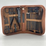 Custom Logo 26 Pcs Nail Art Set Nail Clipper Set Stainless Steel Professional Beauty Nail Cutter Set Pedicure Tools