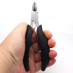 Custom Logo Stainless Steel Premium Quality Cuticle Nail Nipper Professional Sharp Cuticle Nail Nipper with PP Handle